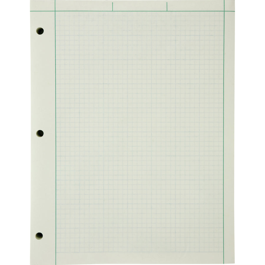 Ampad Green Tint Engineer's Quadrille Pad, Sold as 1 Pad - 2