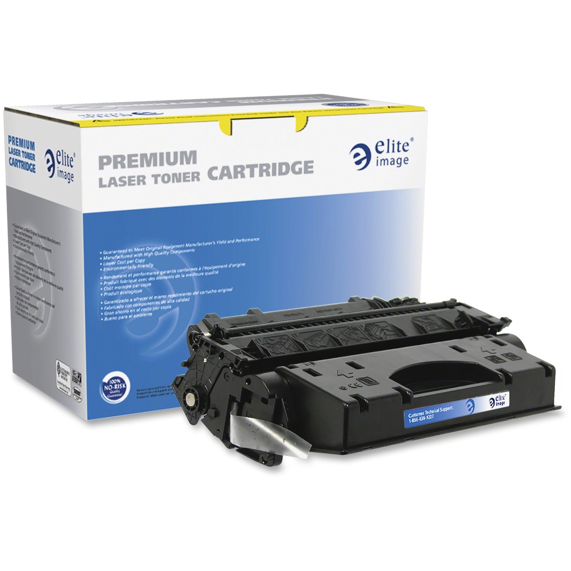 Elite Image Remanufactured High Yield Laser Toner Cartridge - Alternative for HP 80X (CF280X) - Black - 1 Each - 6900 Pages - 1