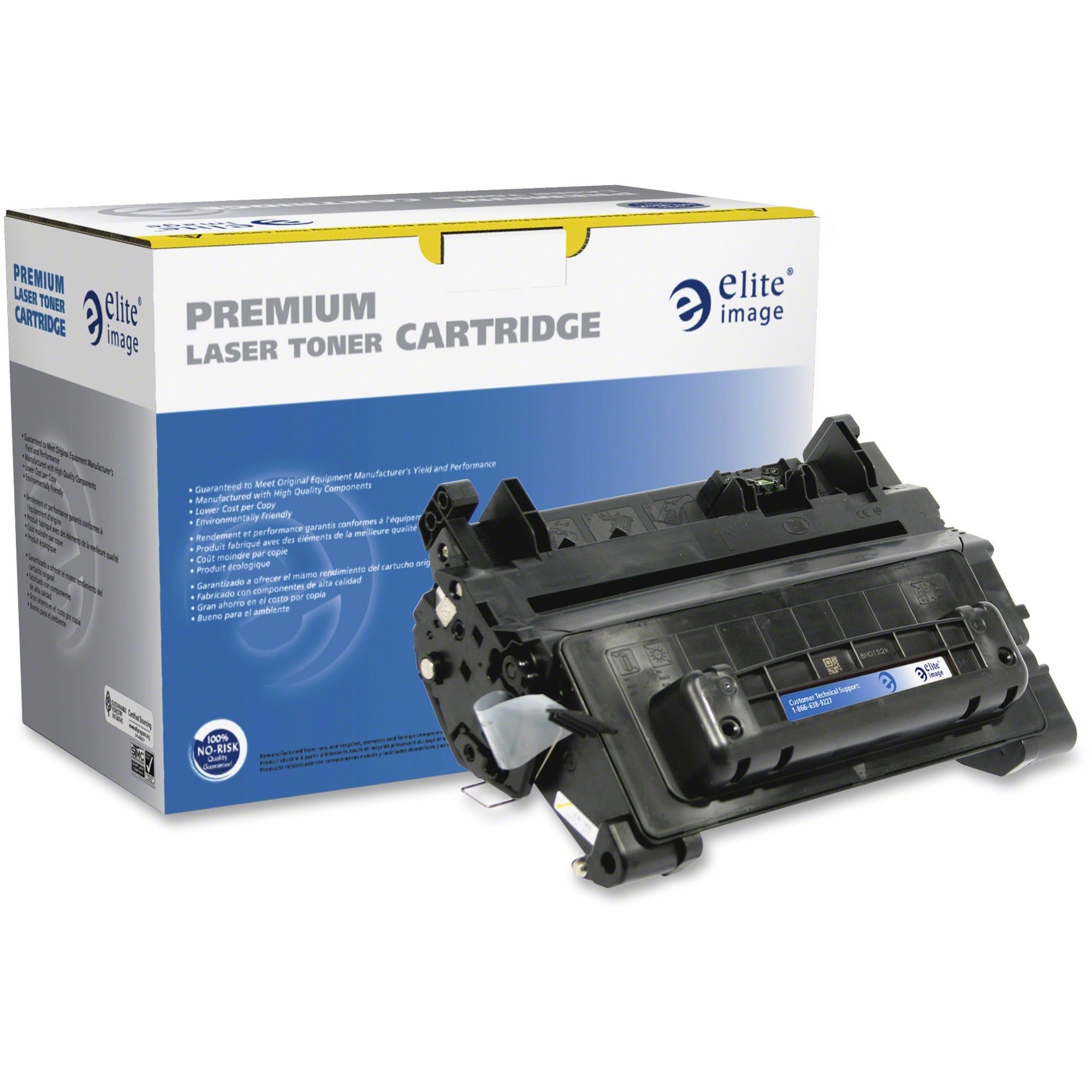 Elite Image Remanufactured MICR Toner Cartridge - Alternative for HP 64A (CC364A) - Laser - 10000 Pages - Black - 1 Each - 1