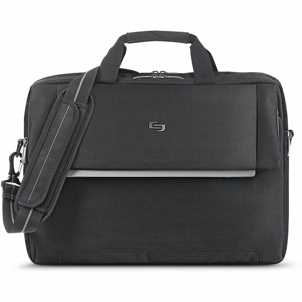 Urban Briefcase, Fits Devices Up to 17.3", Polyester, 16.5 x 3 x 11, Black