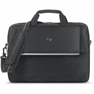 Urban Briefcase, Fits Devices Up to 17.3", Polyester, 16.5 x 3 x 11, Black