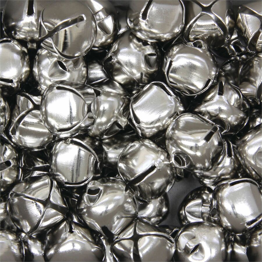 creativity-street-silver-jingle-bells-craft-project-decoration-72-pieces-059height-x-6length-72-bag-silver_pac3114 - 3