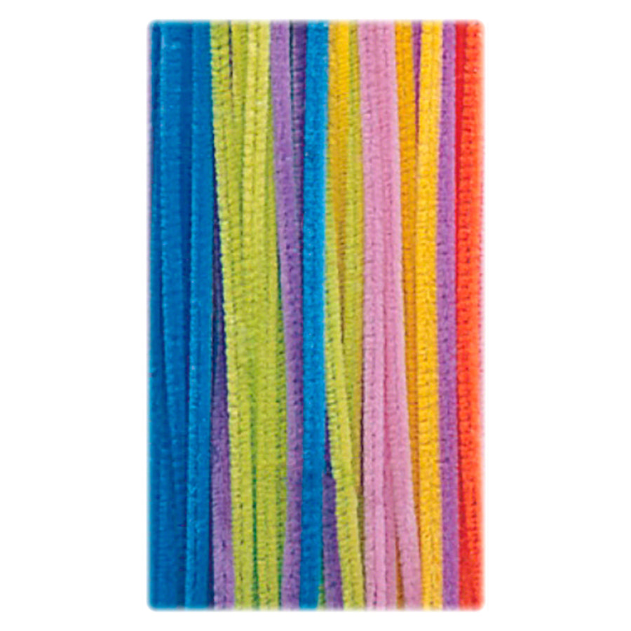creativity-street-jumbo-chenille-pipe-cleaners-craft-project-classroom-12height-x-025width-x-2362-milthickness-x-15length-100-pack-neon-polyester_pac711004 - 2