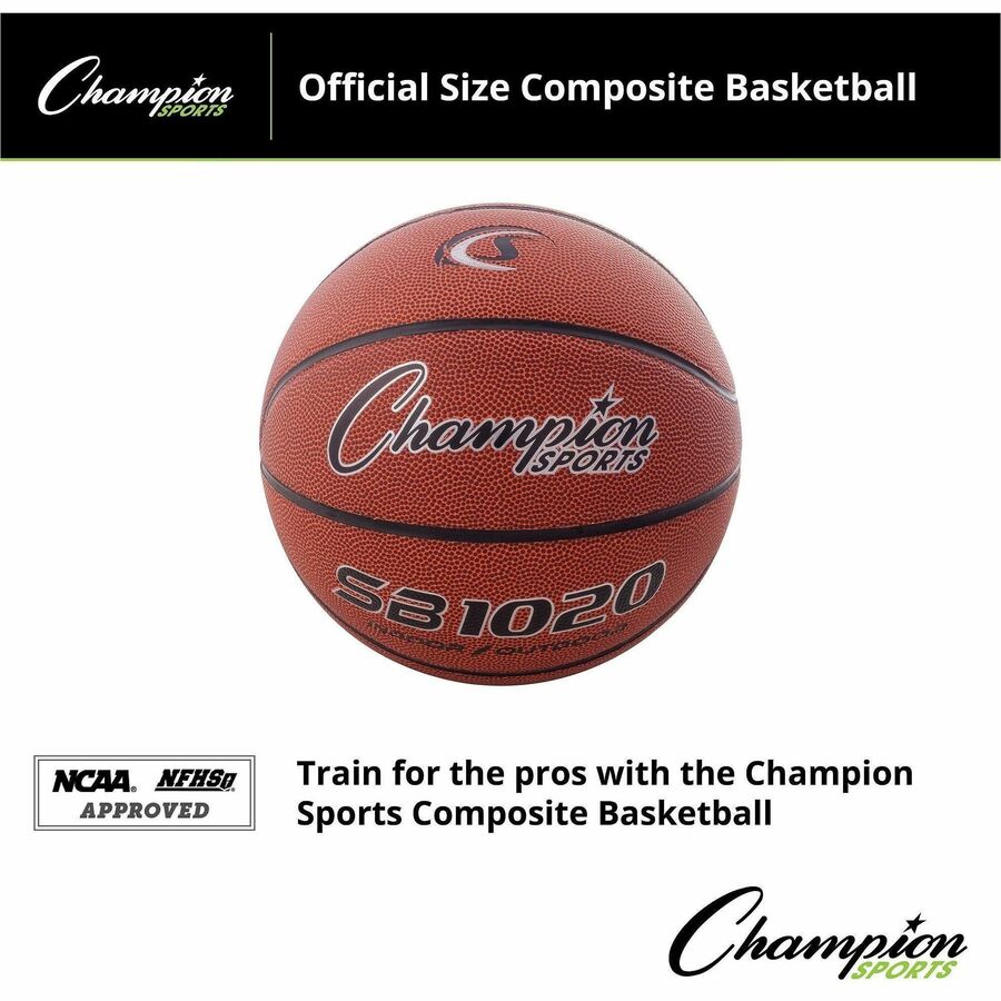Composite Basketball, Official Size, Brown