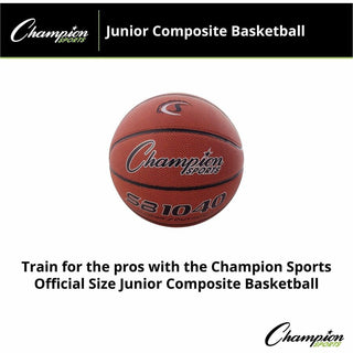 Composite Basketball, Official Junior Size, Brown