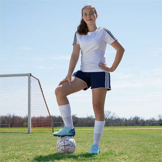 VIPER Soccer Ball, No. 4 Size, 8" to 8.25" Diameter, White