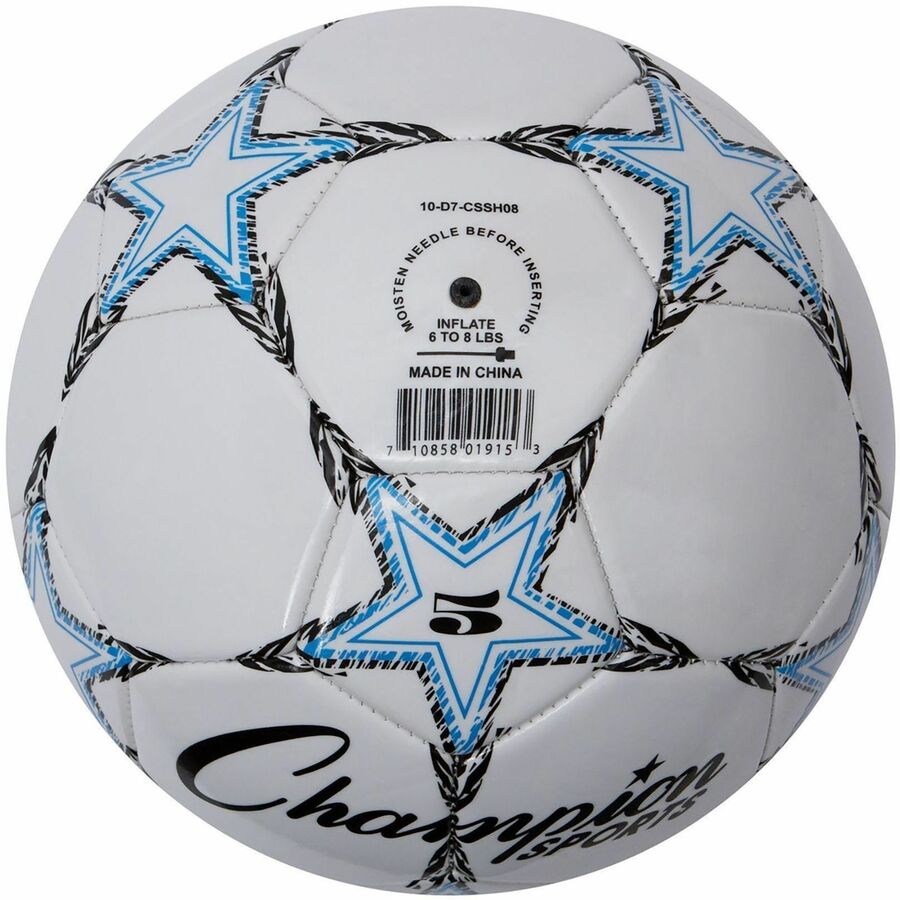 VIPER Soccer Ball, No. 5. Size, 8.5" to 9" Diameter, White