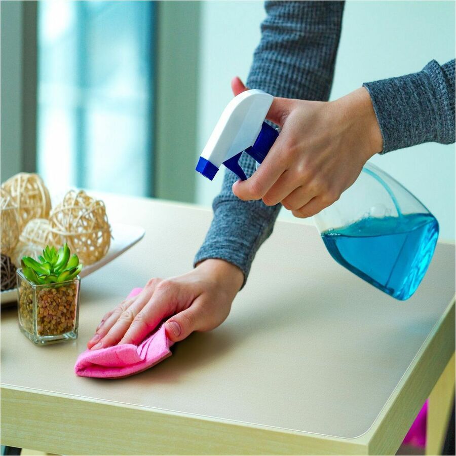 Hometex Anti-Microbial Table Mat 17" x 22" - 22" Length x 17" Width x 0.040" Depth x 0.040" Thickness - Rectangular - Polyvinyl Chloride (PVC), Vinyl - Fresh Mist - 1Each - TAA Compliant