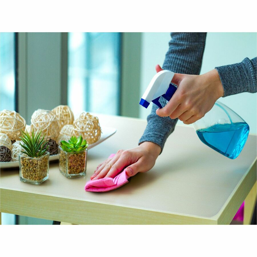 Hometex Anti-Microbial Table Mat 19" x 24" - 24" Length x 19" Width x 0.040" Depth x 0.040" Thickness - Rectangular - Polyvinyl Chloride (PVC), Vinyl - Fresh Mist - 1Each - TAA Compliant