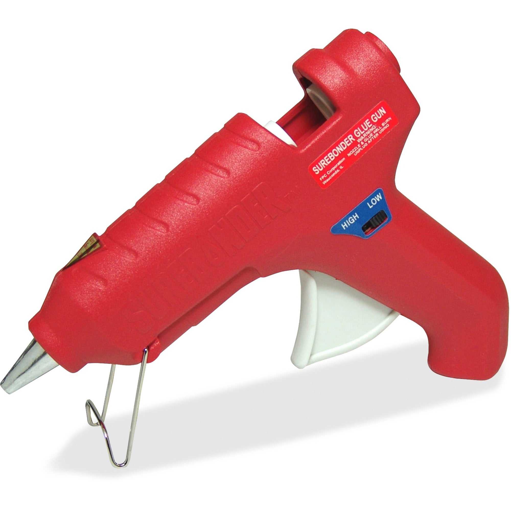 FPC 40W Dual-temp Glue Gun - 380degF (193.3degC) - Red - 