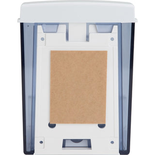 Genuine Joe 30 oz Soap Dispenser - Manual - 30 fl oz Capacity - See-through Tank, Water Resistant, Soft Push - 1Each