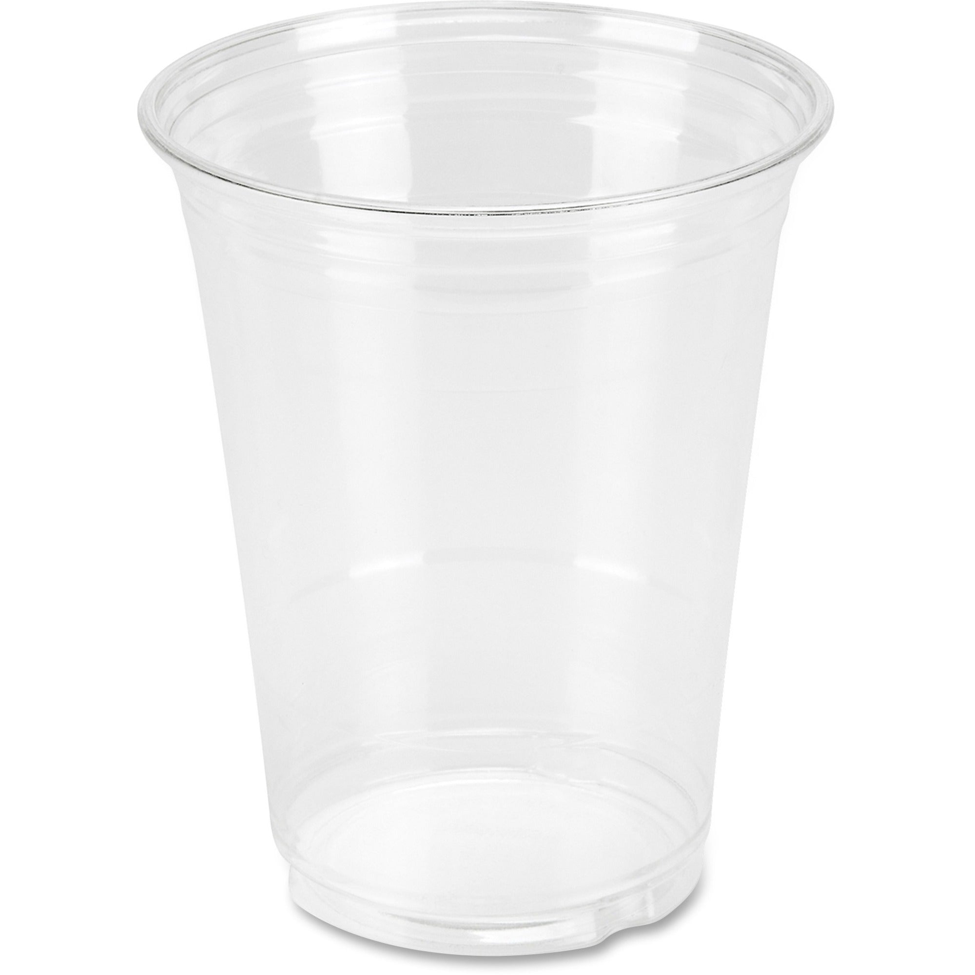 Genuine Joe 16 oz Clear Plastic Cups - 25 / Pack - Clear - Plastic - Cold Drink, Beverage - 