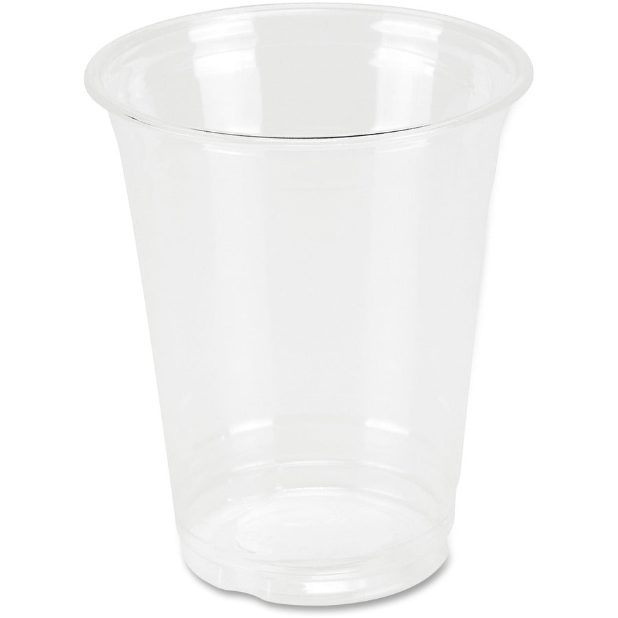 Genuine Joe 12 oz Clear Plastic Cups - 25 / Pack - Clear - Plastic - Cold Drink, Beverage - 