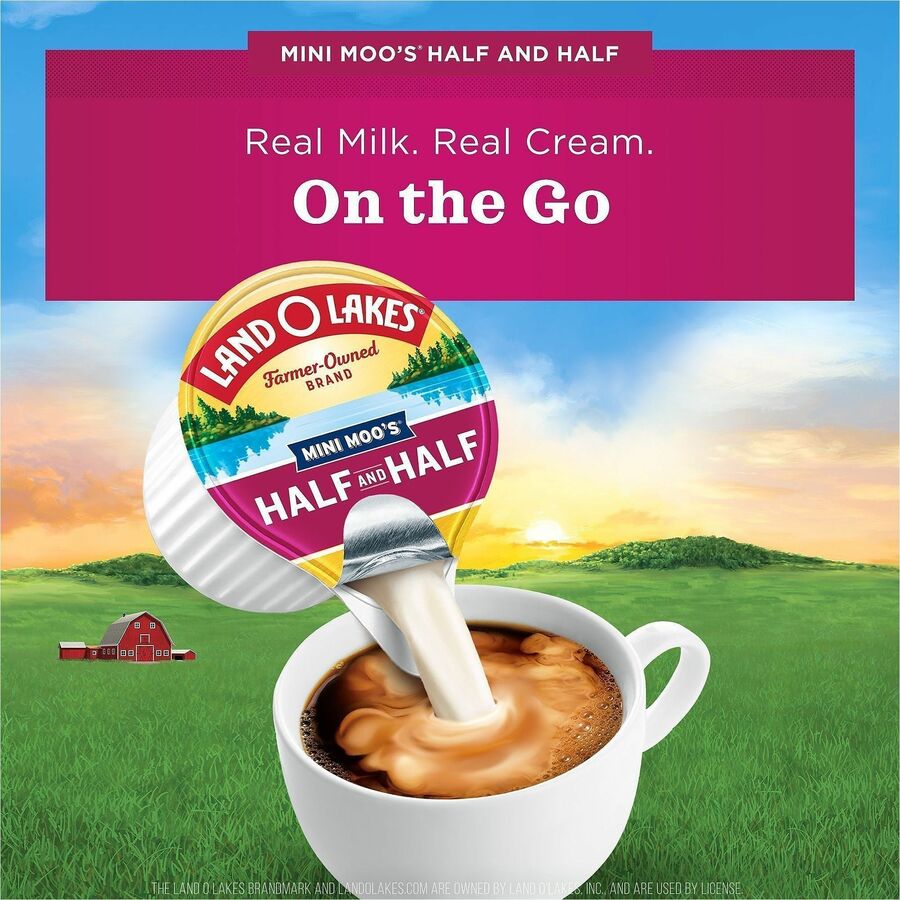 International Delight Land O Lakes Half/Half Cream Singles, Sold as 1 Carton, 192 Each per Carton
