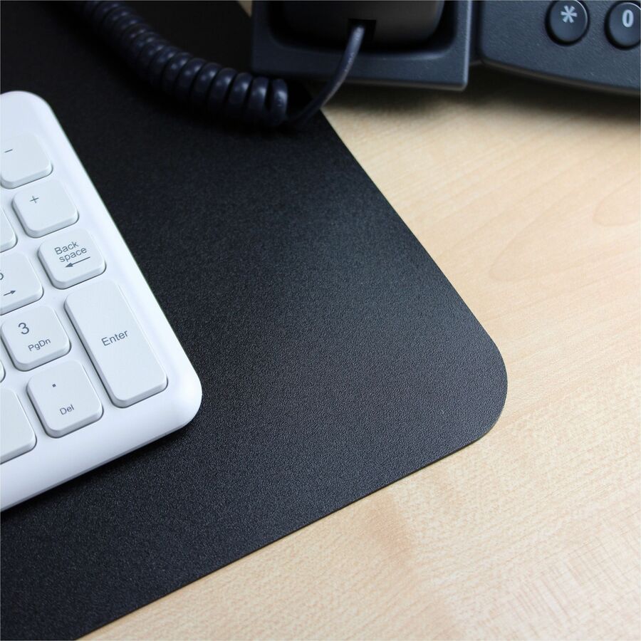 Lorell Desk Pad - Rectangular - 36" Width x 20" Depth - Black