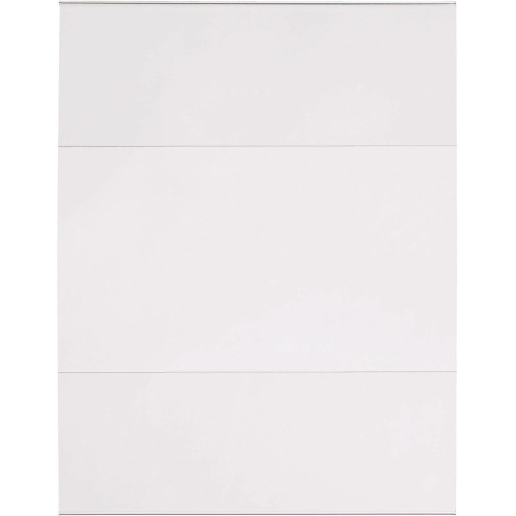 Lorell Cubicle Frame - 1 Each - 8.50" Holding Width x 11" Holding Height - Rectangular Shape - Wall Mountable - Acrylic - Wall, File Cabinet, Locker, Cubicle - Clear - 