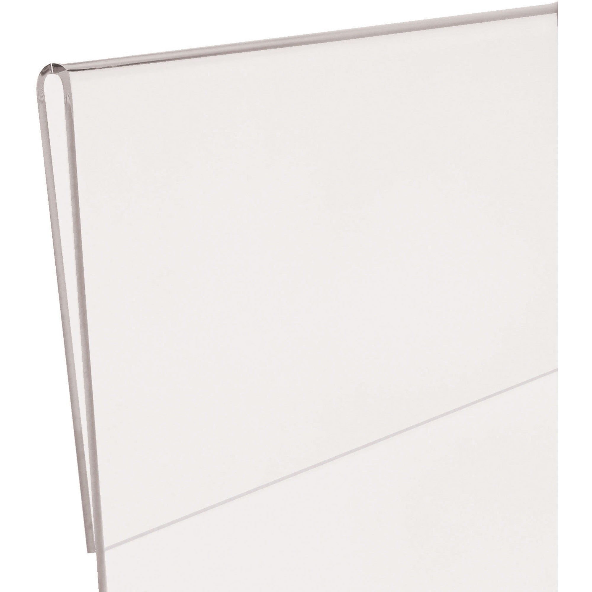 Lorell Cubicle Frame - 1 Each - 8.50" Holding Width x 11" Holding Height - Rectangular Shape - Wall Mountable - Acrylic - Wall, File Cabinet, Locker, Cubicle - Clear - 