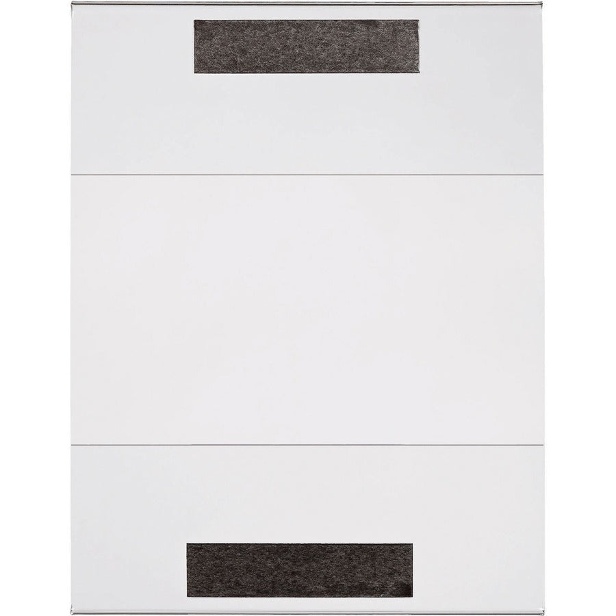 Lorell Cubicle Frame - 1 Each - 8.50" Holding Width x 11" Holding Height - Rectangular Shape - Wall Mountable - Acrylic - Wall, File Cabinet, Locker, Cubicle - Clear