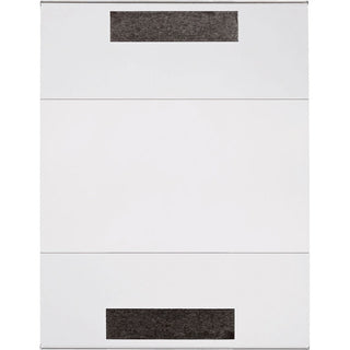 Lorell Cubicle Frame - 1 Each - 8.50" Holding Width x 11" Holding Height - Rectangular Shape - Wall Mountable - Acrylic - Wall, File Cabinet, Locker, Cubicle - Clear