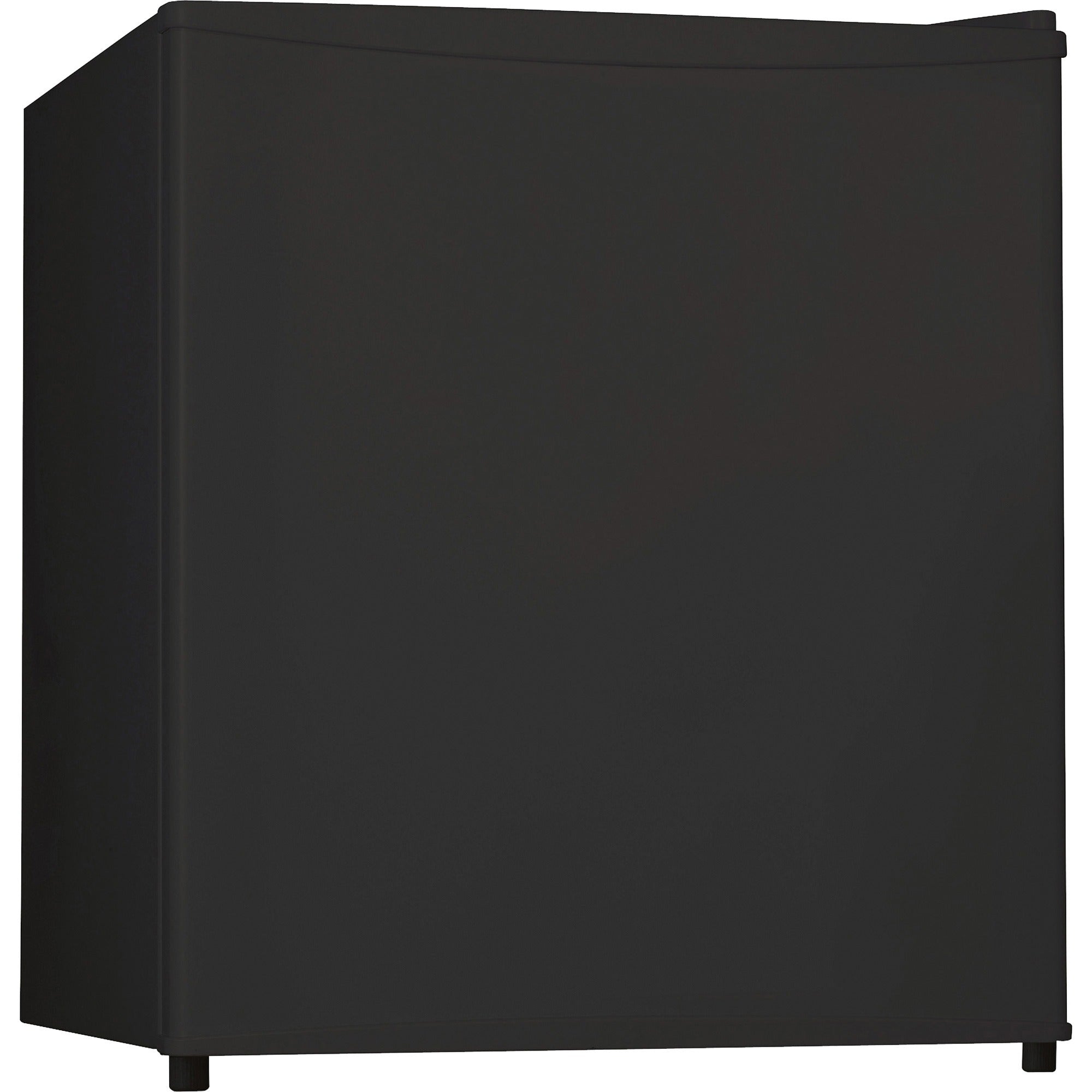 Lorell Compact Refrigerator - 1.60 ft - Manual Defrost - Manual Defrost - Reversible - 1.60 ft Net Refrigerator Capacity - Black - Steel, Fiberglass, Plastic - 