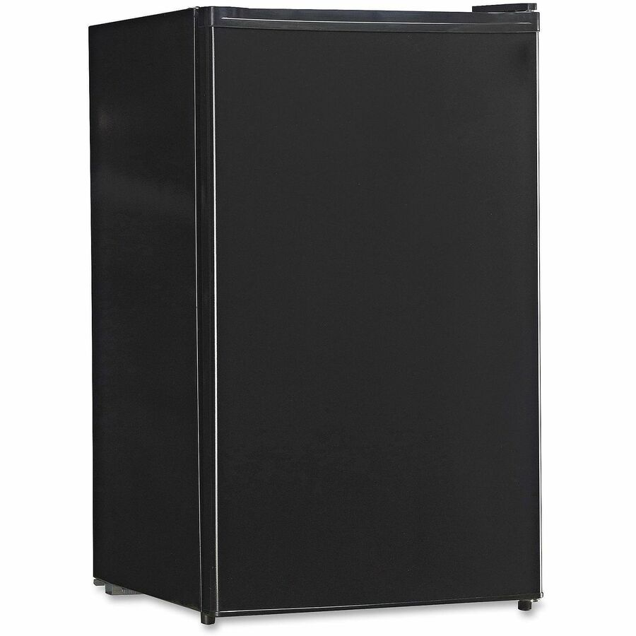 Lorell Compact Refrigerator - 3.20 ft - Manual Defrost - Manual Defrost - Reversible - 3.20 ft Net Refrigerator Capacity - Black - Steel, Fiberglass, Plastic