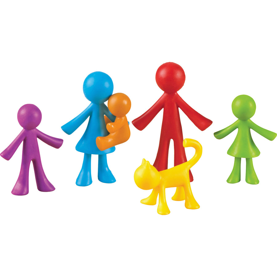 Learning Resources All About Me Family Counters Set - Learning Theme/Subject - Assorted - 72 / Pack - 