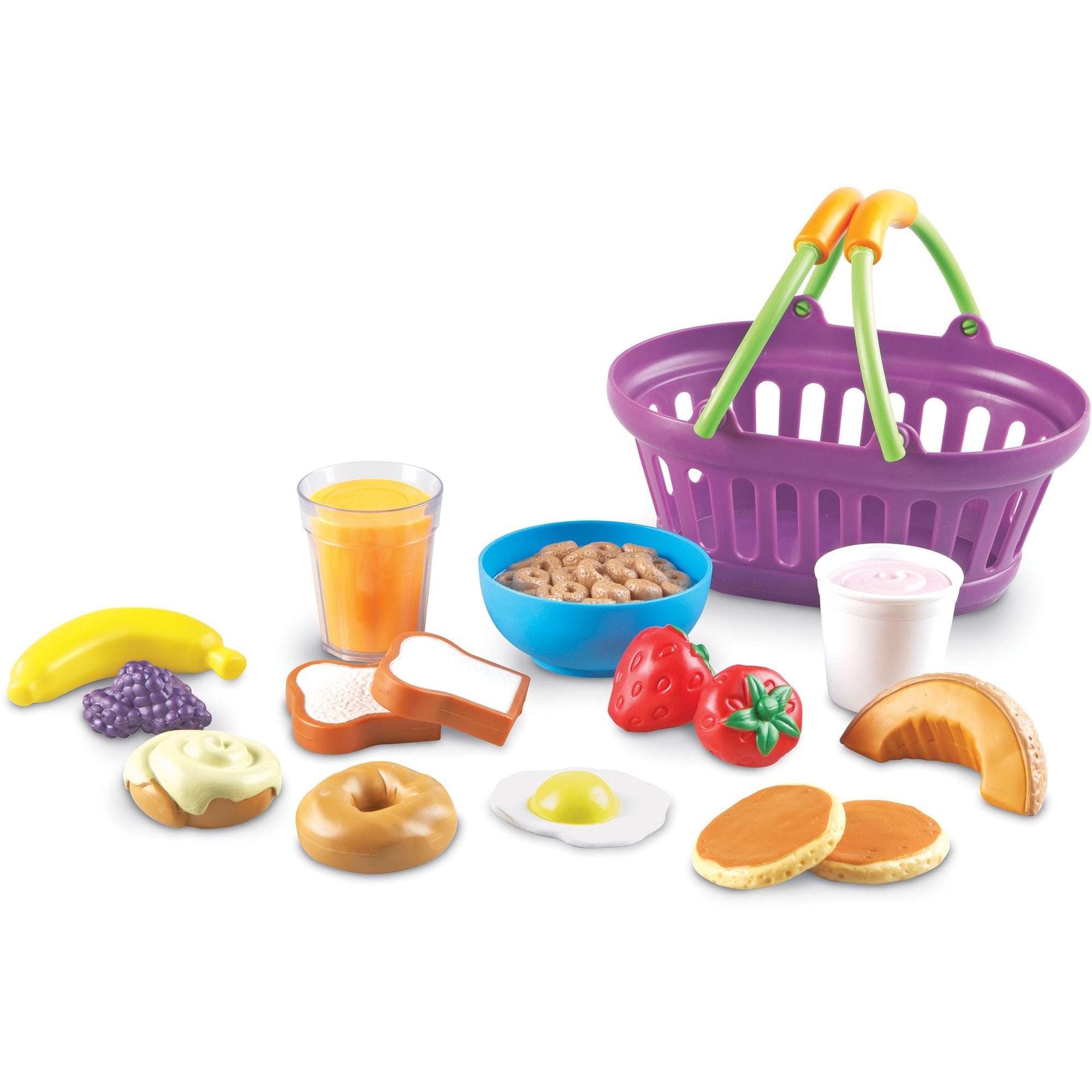 New Sprouts - Play Breakfast Basket - 1 / Set - 2 Year - Multi - Plastic - 