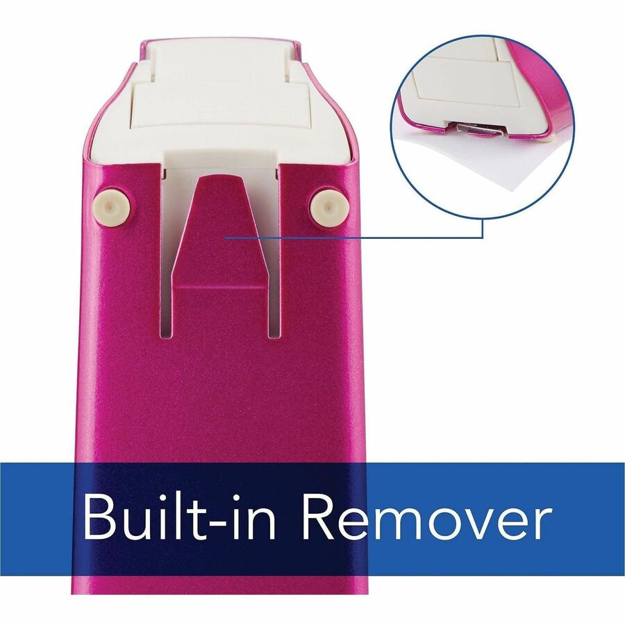 Swingline NeXXt Series WOW Desktop Stapler - 40 Sheets Capacity - 1 Each - Pink