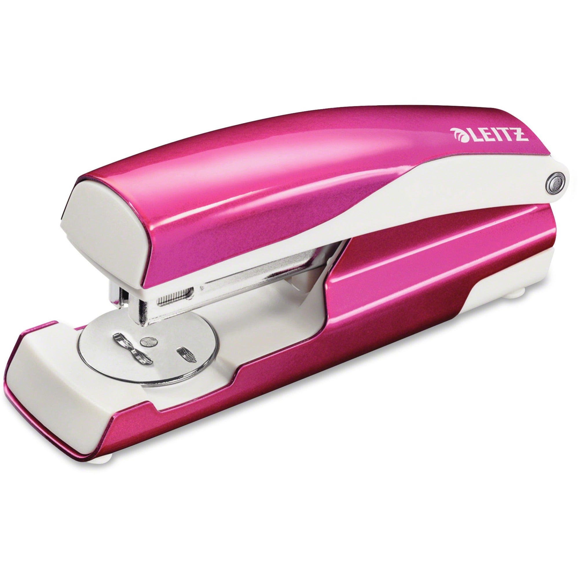Swingline NeXXt Series WOW Desktop Stapler - 40 Sheets Capacity - 1 Each - Pink