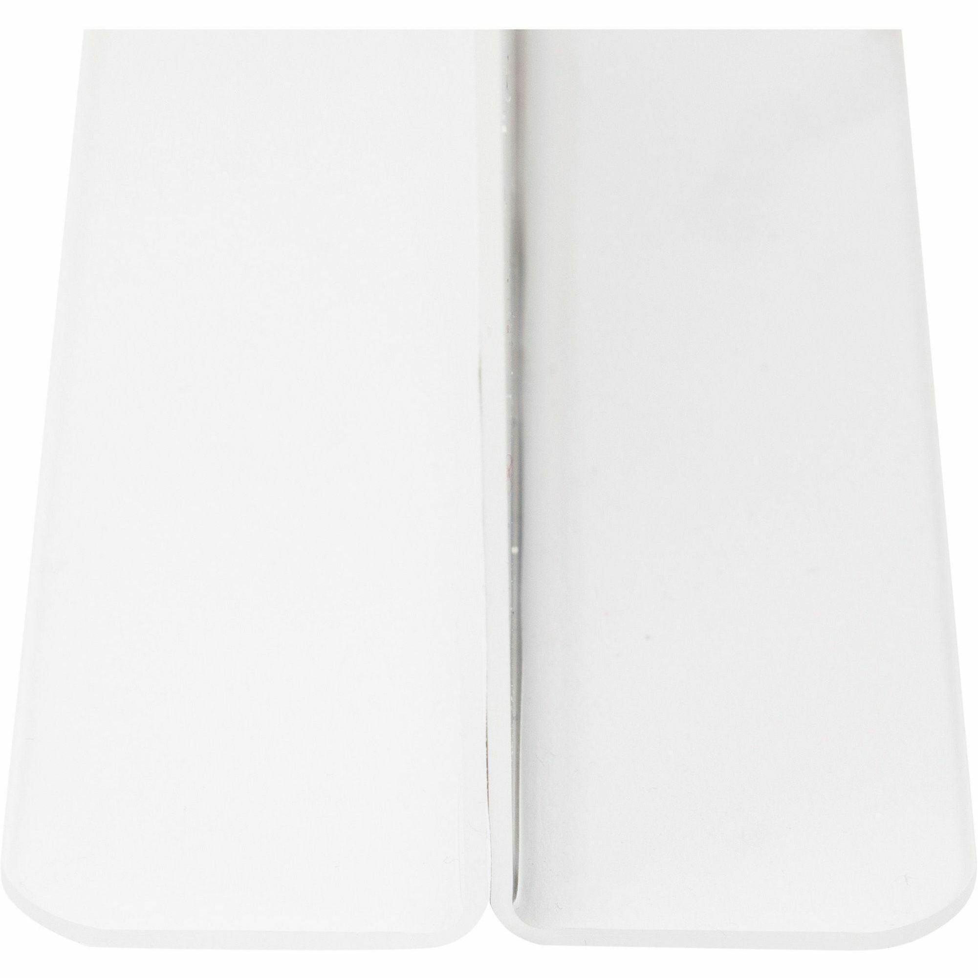 Golite nu-dell Double-sided Sign Holder - 1 Each - 5" Width x 7" Height - Rectangular Shape - Double Sided - Self-standing - Signage, Photo, Notice - Plastic - Clear - 
