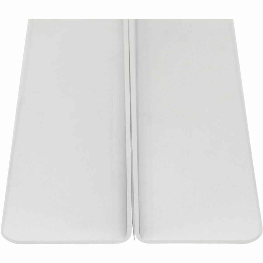 Clear Plastic T-Shaped Countertop Sign Holder, Two-Sided, Bottom-Load, Horizontal/Vertical Orientation, 8.5 x 11 Insert