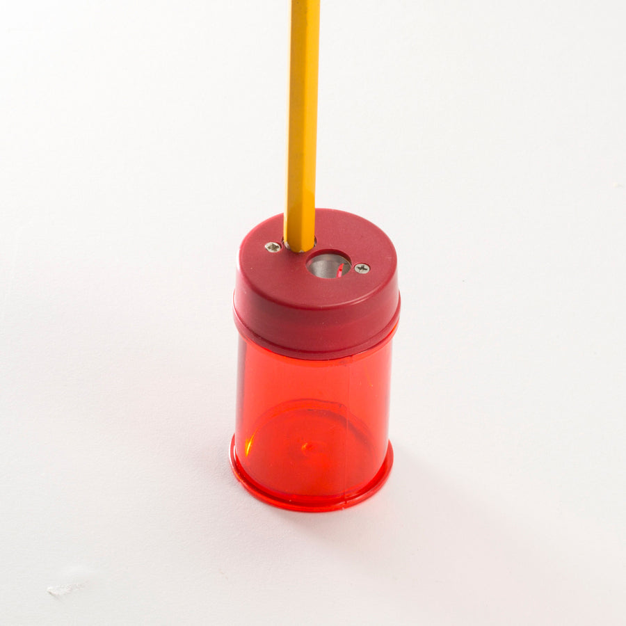 Pencil/Crayon Sharpener, 1.38 x 2.13, Red, 8/Pack