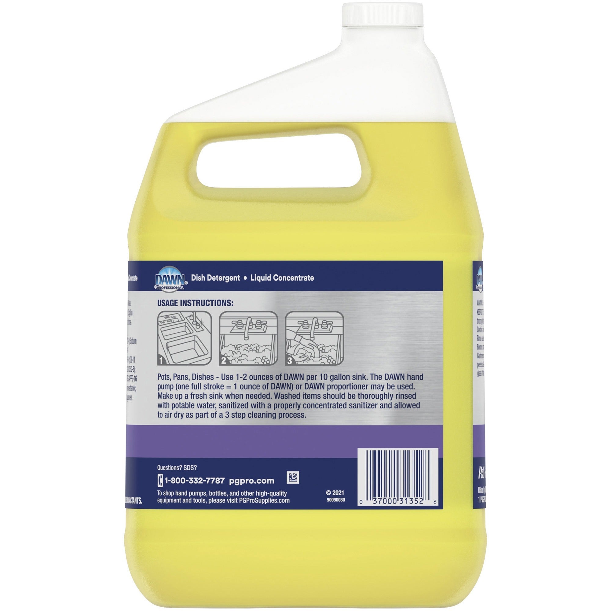 dawn-manual-pot-pan-detergent-128-fl-oz-4-quart-lemon-scent-4-carton-long-lasting-clear_pgc57444 - 3