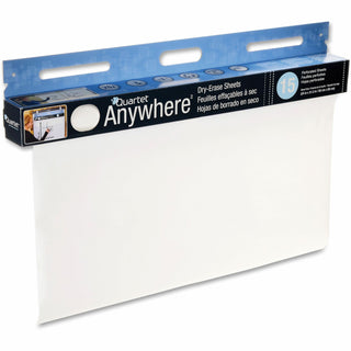 Quartet Anywhere Dry-Erase Sheets - 480" (40 ft) Length - Paper - White - Easy Tear, Wipeable - 1 Each - 