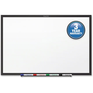 Classic Series Total Erase Dry Erase Boards, 72 x 48, White Surface, Black Aluminum Frame