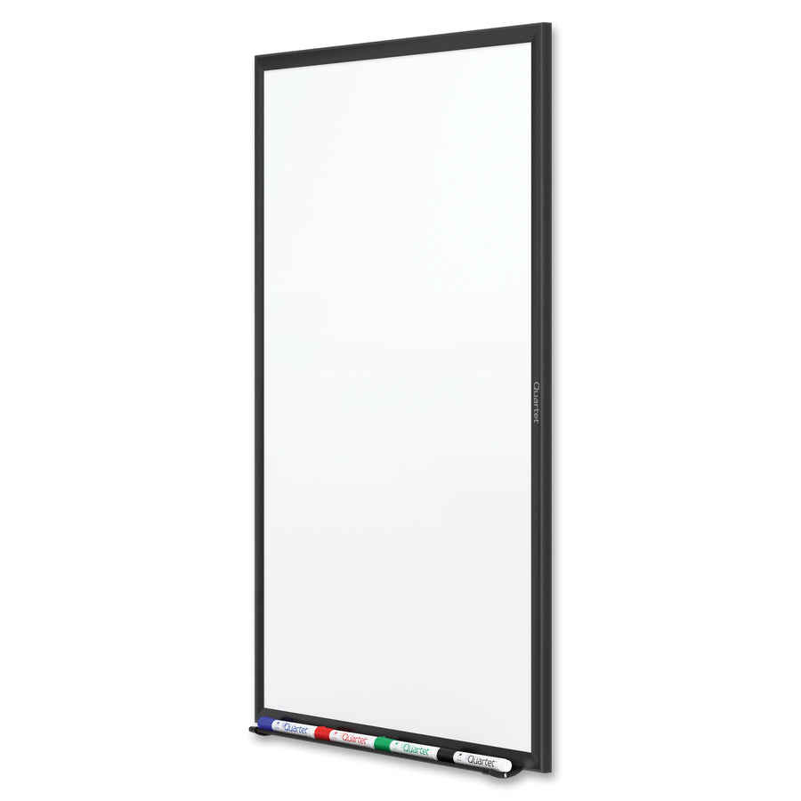 Classic Series Total Erase Dry Erase Boards, 72 x 48, White Surface, Black Aluminum Frame