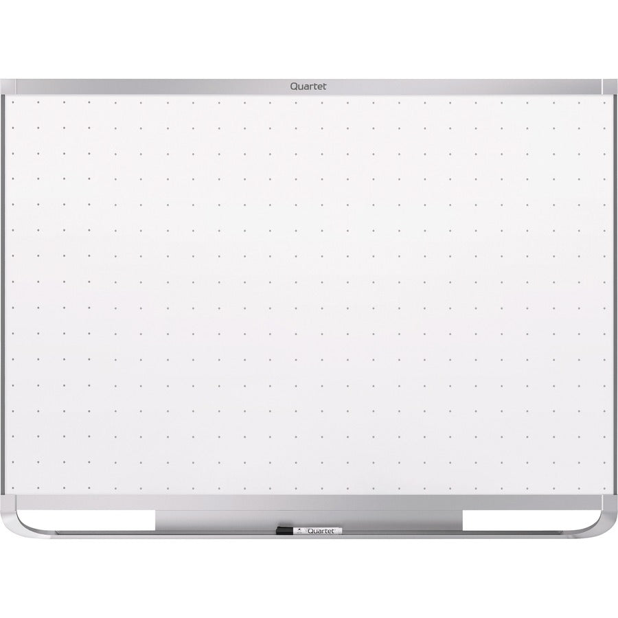 Quartet Prestige 2 Total Erase Magnetic Whiteboard - 72" (6 ft) Width x 48" (4 ft) Height - White Surface - Silver Aluminum Frame - Horizontal - Magnetic - 1 Each