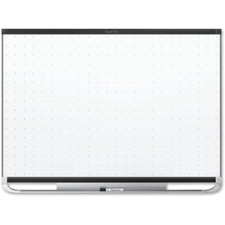 Quartet Prestige 2 Total Erase Magnetic Whiteboard - 72" (6 ft) Width x 48" (4 ft) Height - White Surface - Black Aluminum Frame - Horizontal - Magnetic - 1 Each - 