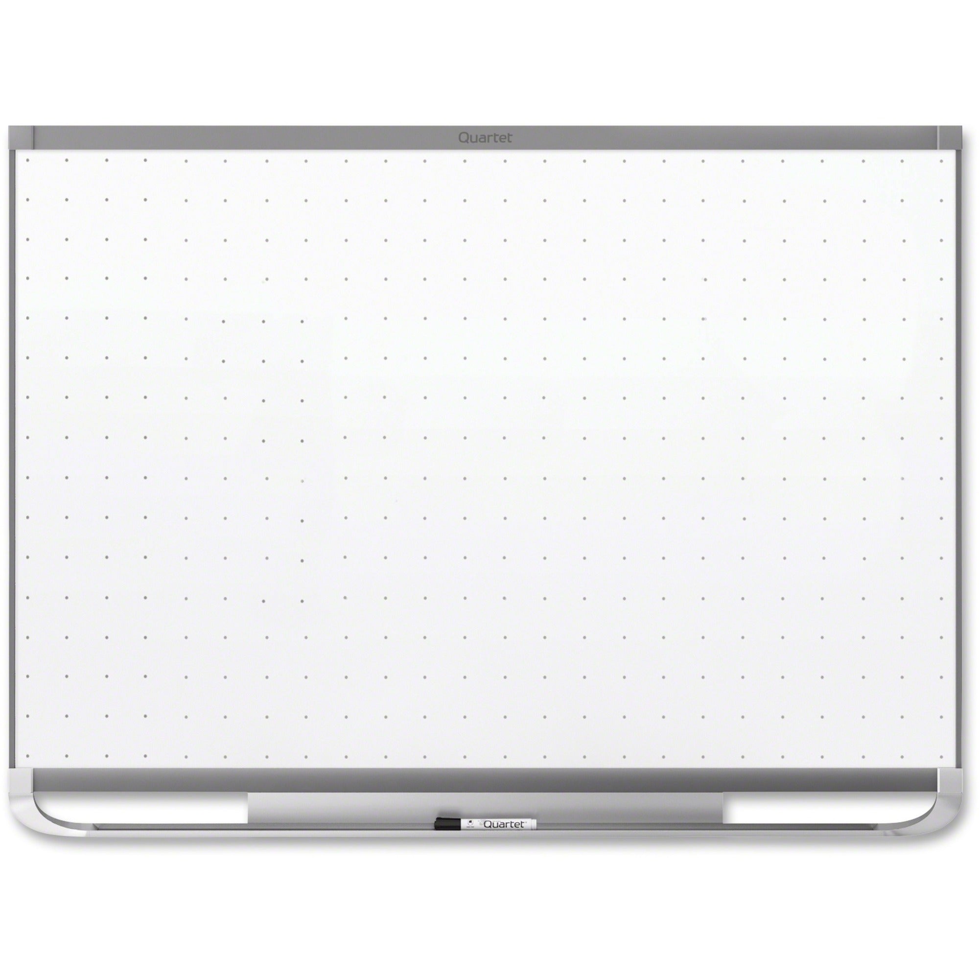 Quartet Prestige 2 Total Erase Magnetic Whiteboard - 72" (6 ft) Width x 48" (4 ft) Height - White Surface - Graphite Frame - Horizontal - Magnetic - 1 Each - 