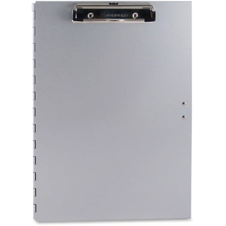 Tuffwriter Recycled Aluminum Storage Clipboard, 0.5" Clip Capacity, Holds 8.5 x 11 Sheets, Silver