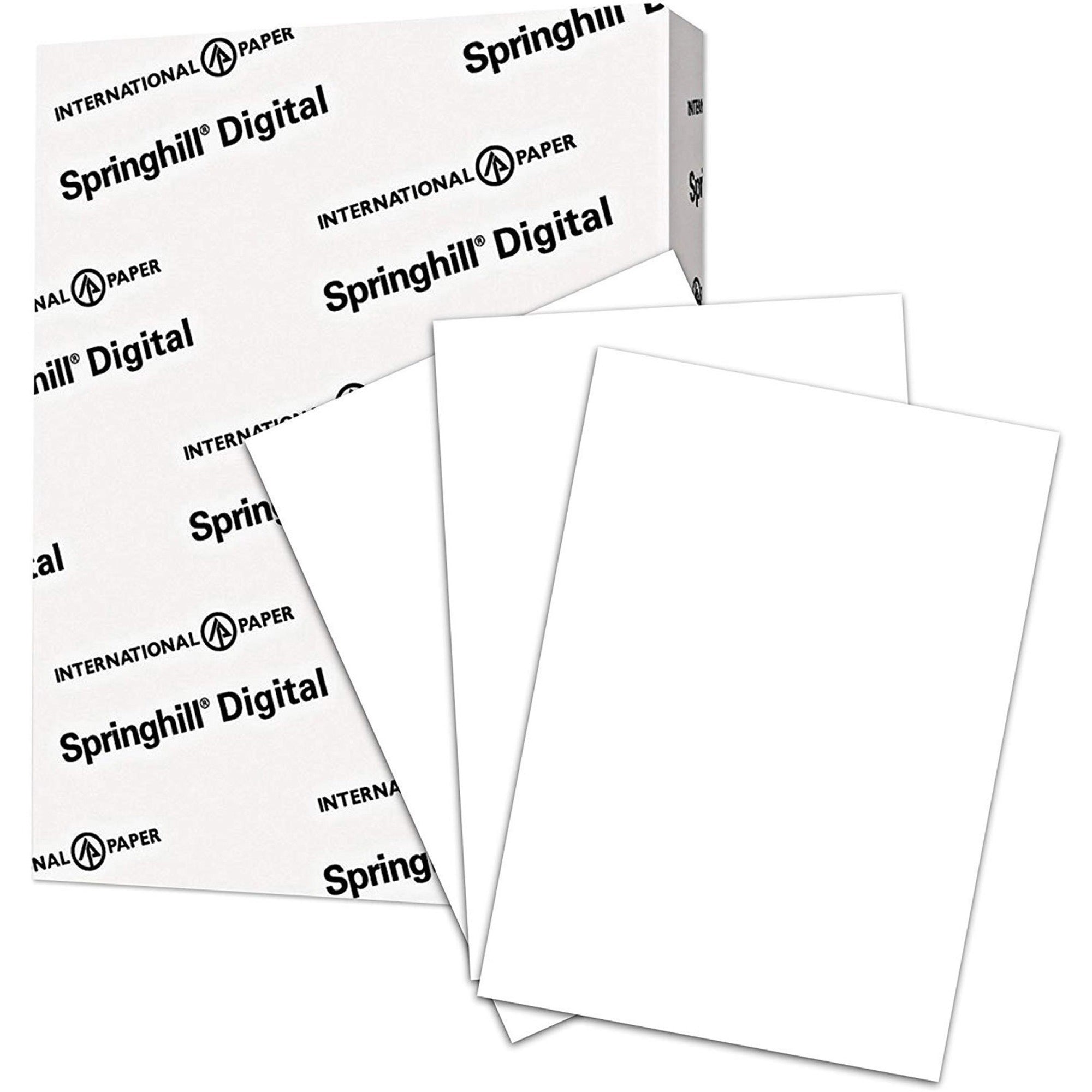 Digital Index White Card Stock, 92 Bright, 110 lb Index Weight, 8.5 x 11, White, 250/Pack