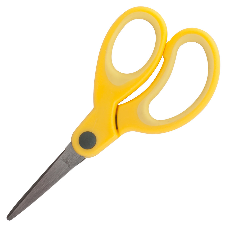 Sparco 5" Kids Pointed End Scissors - 5" Overall Length - Pointed Tip - Assorted - 12 / Pack