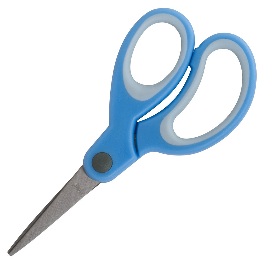 Sparco 5" Kids Pointed End Scissors - 5" Overall Length - Pointed Tip - Assorted - 12 / Pack