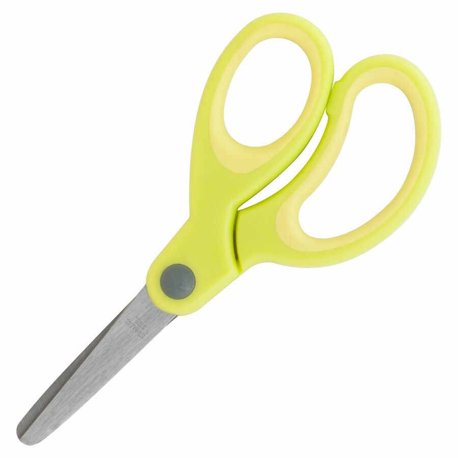 Sparco 5" Kids Blunt End Scissors - 5" Overall Length - Blunted Tip - Assorted - 12 / Pack - 