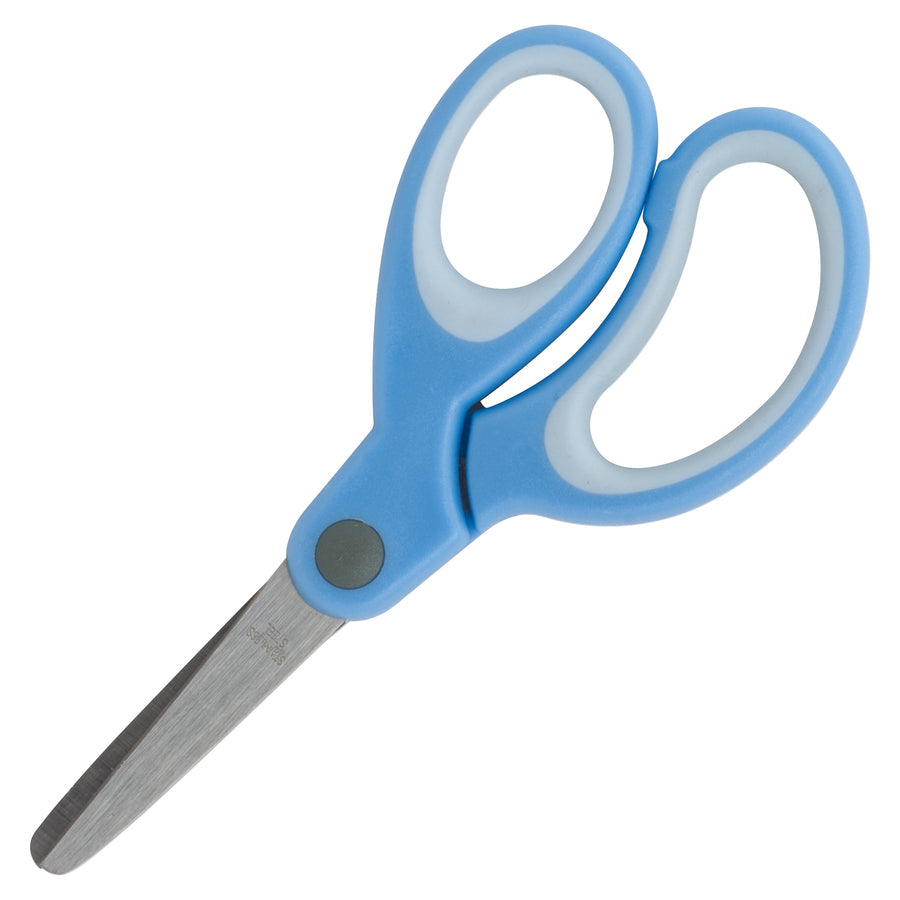 Sparco 5" Kids Blunt End Scissors - 5" Overall Length - Blunted Tip - Assorted - 12 / Pack - 