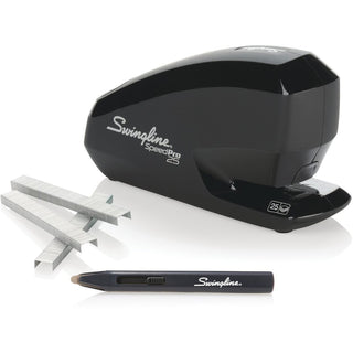 Speed Pro 25 Electric Staplers Value Pack , 25-Sheet Capacity, Black