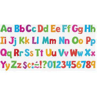 Trend Colorful Patterns 4-inch Ready Letters - 