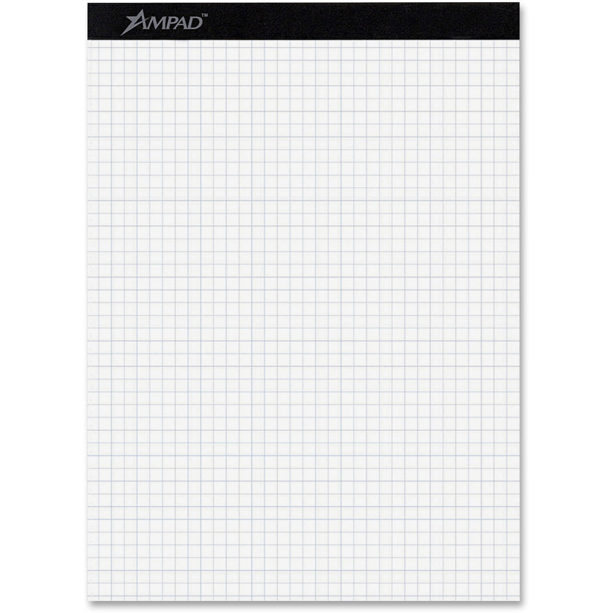 Quad Double Sheet Pad, Quadrille Rule (4 sq/in), 100 White 8.5 x 11.75 Sheets