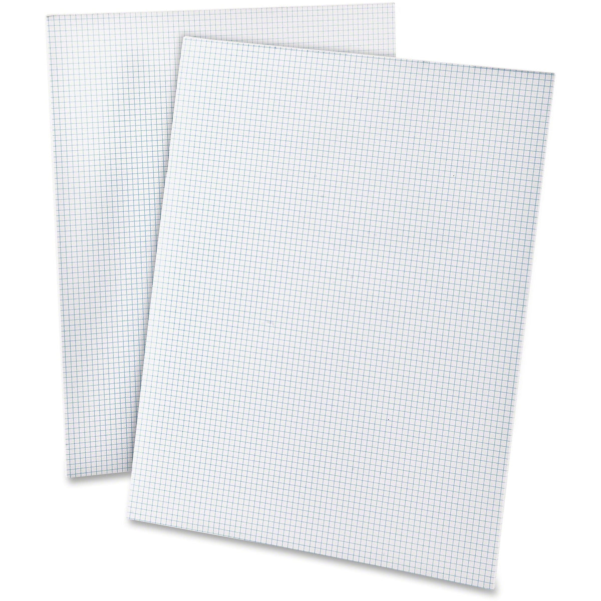 Quadrille Pads, Quadrille Rule (8 sq/in), 50 White (Heavyweight 20 lb Bond) 8.5 x 11 Sheets