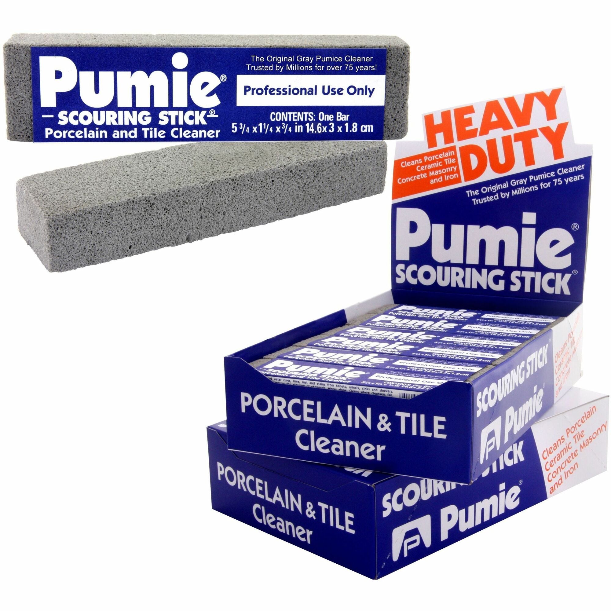 U.S. Pumice Scouring Stick, Sold as 1 Package, 12 Each per Package - 1